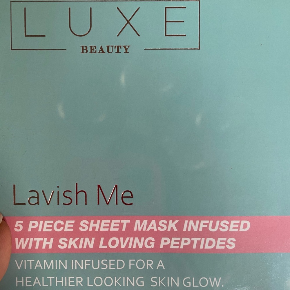 New Luxe Beauty Lavish Me 5-piece Face Mask Se…